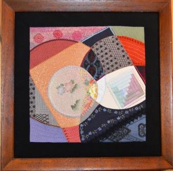 すぷーるキルト展~クレイジーキルトの世界~ クレイジーキルト作品