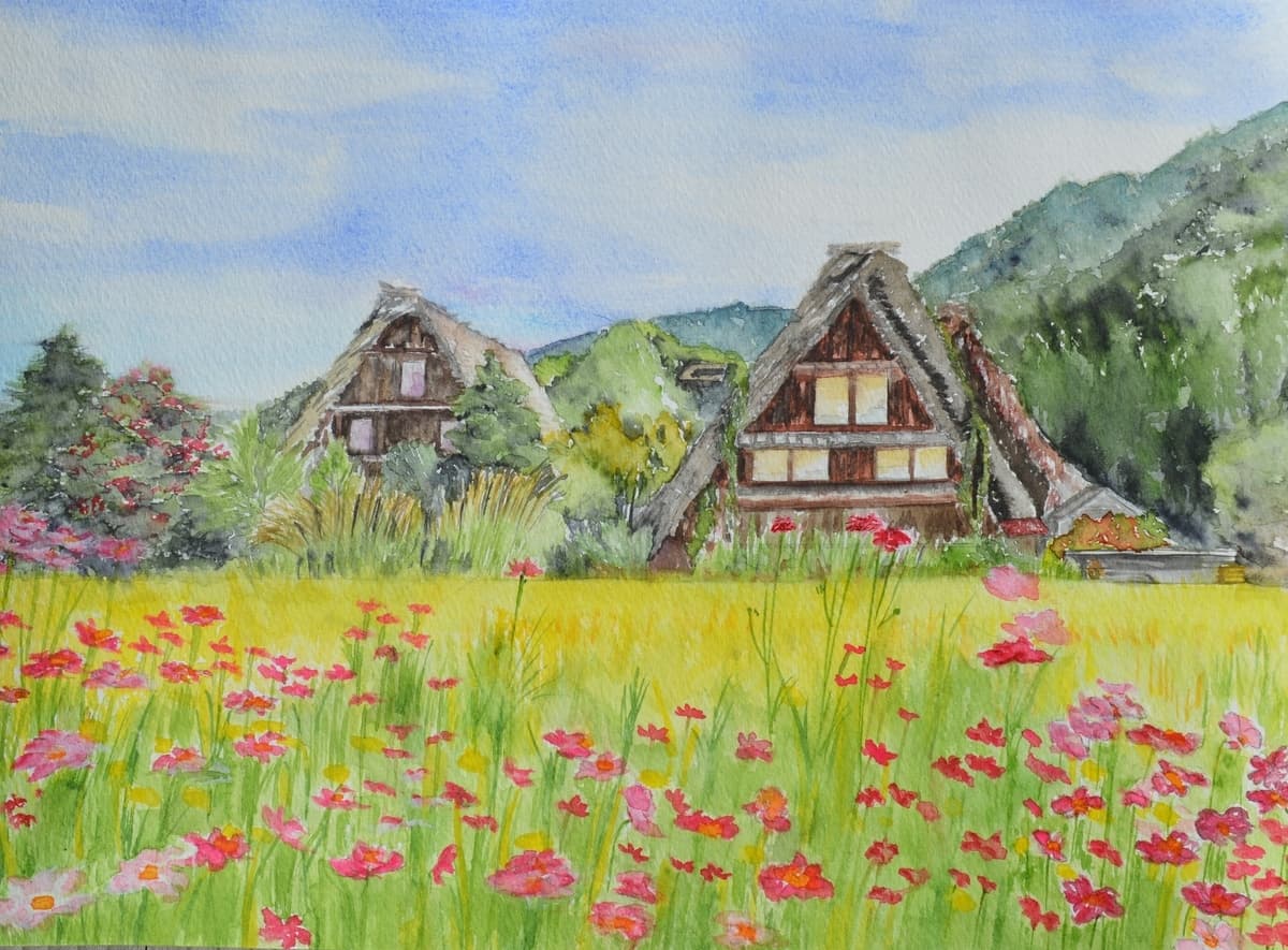 中園寿美 水彩画展 ～建物のある風景～